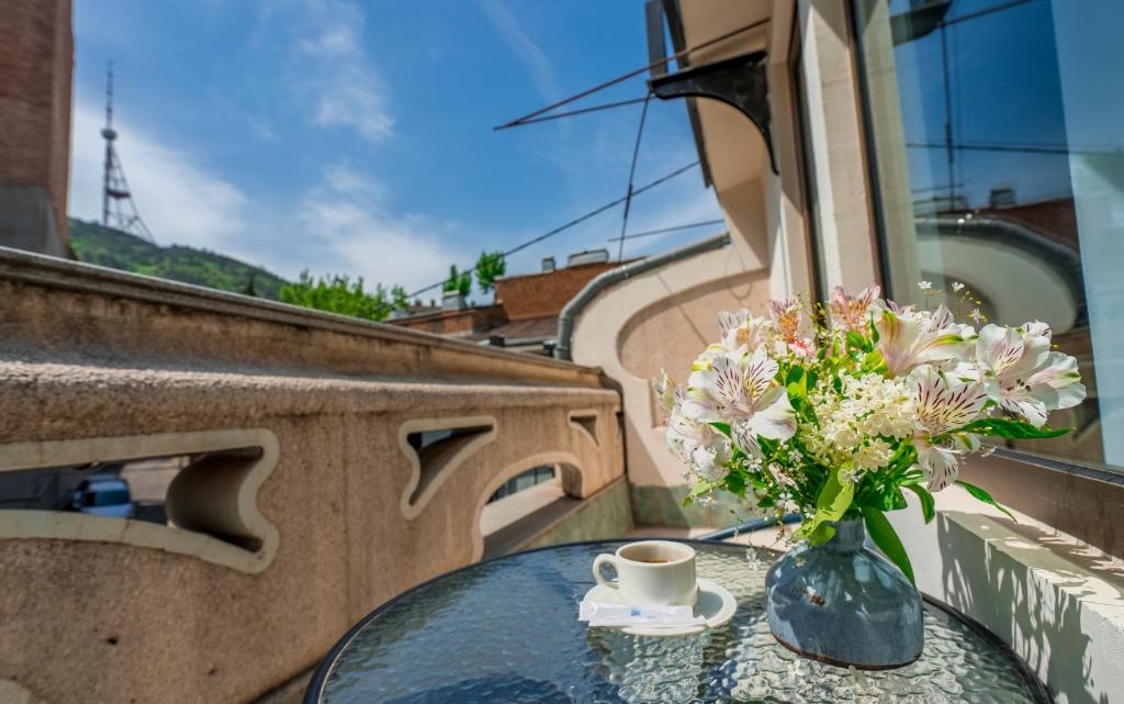 Balkón nebo terasa v ubytování Hotel Bella Casa