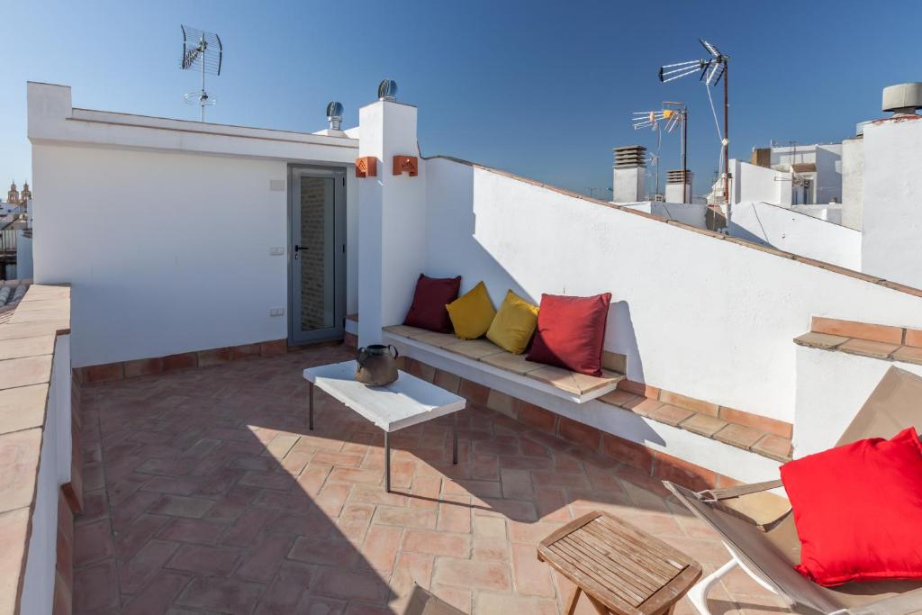 Balkón nebo terasa v ubytování Casas de Sevilla - Apartamentos Tintes12