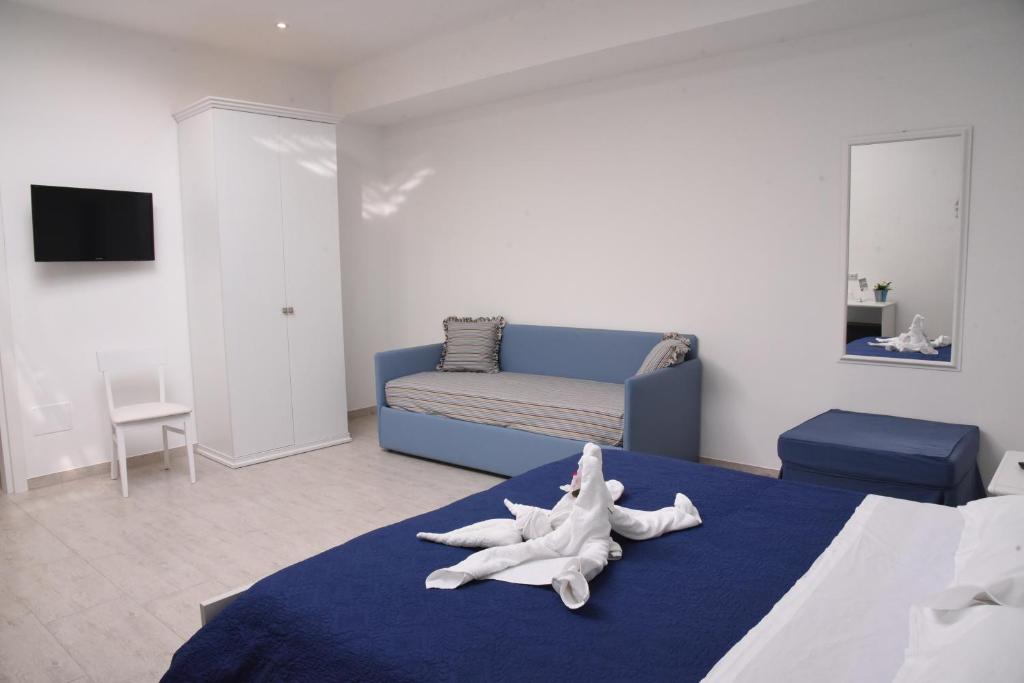 Postel nebo postele na pokoji v ubytování B&b VICTORIA