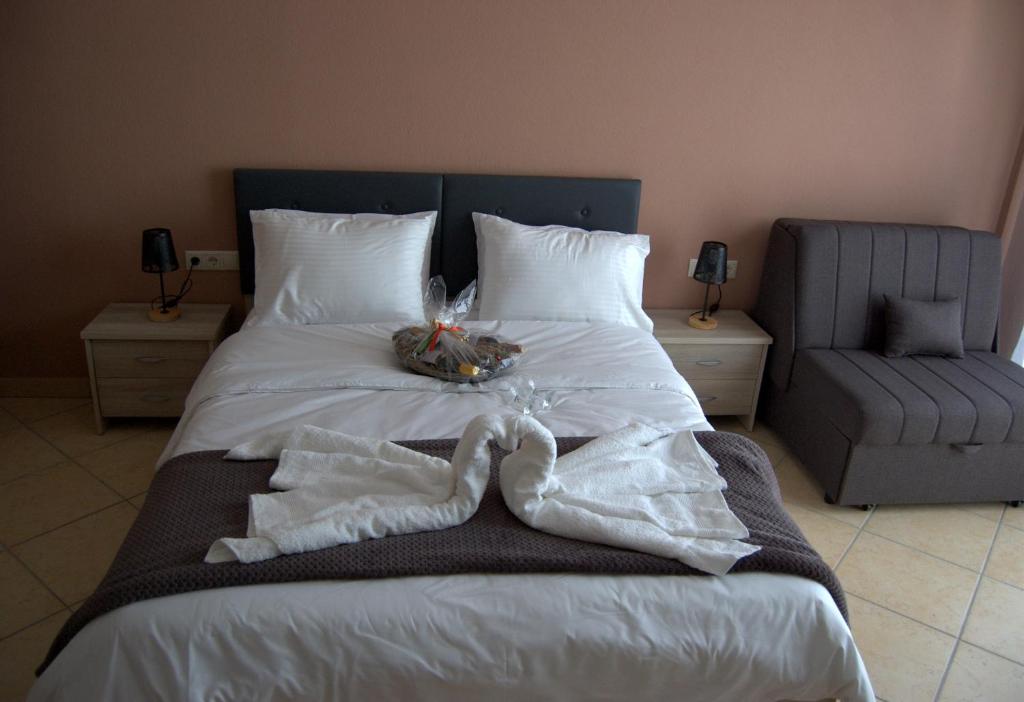 Łóżko lub łóżka w pokoju w obiekcie Villa Gallen
