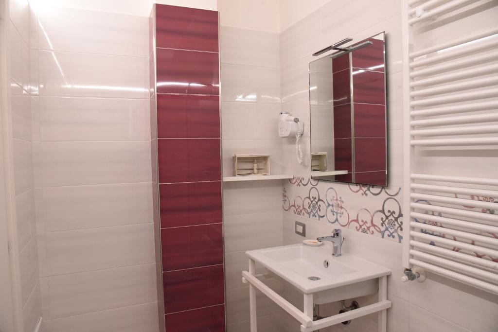 Koupelna v ubytování B&b VICTORIA
