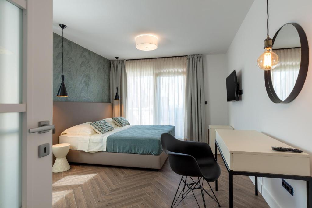 Posteľ alebo postele v izbe v ubytovaní Luxury Villa Karla