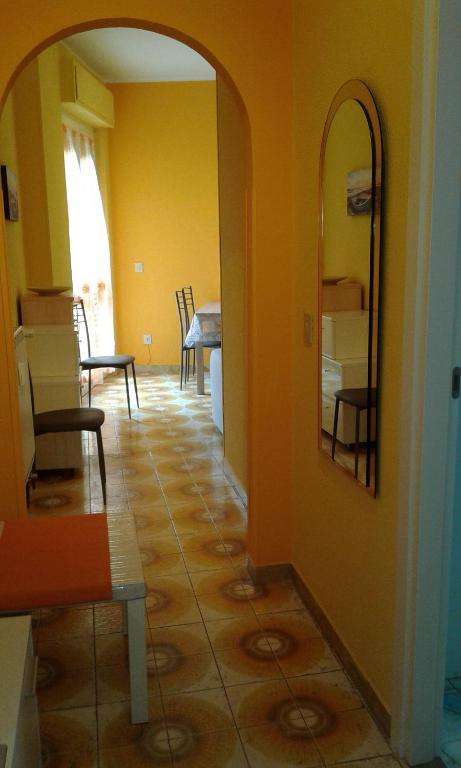 A seating area at Appartamento Lauretta