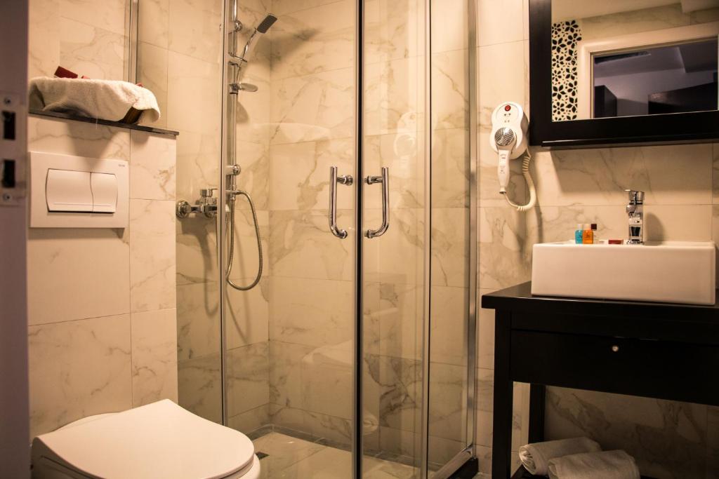 Koupelna v ubytování Best Western Hotel Galla