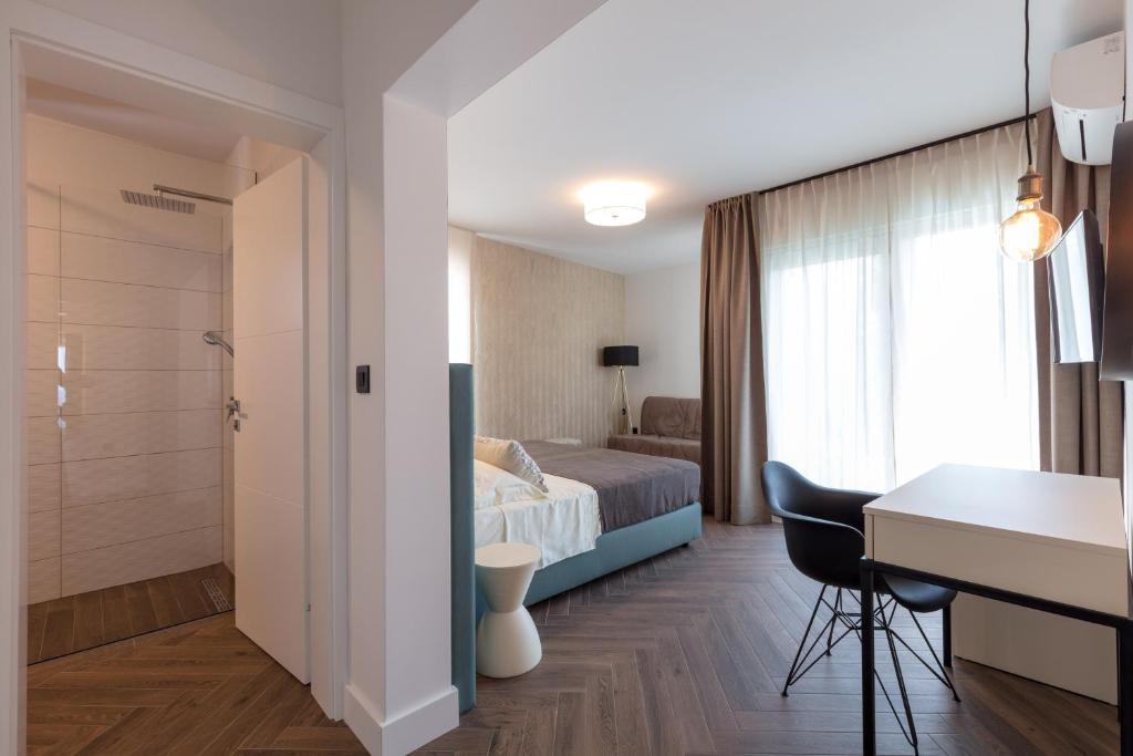 Posteľ alebo postele v izbe v ubytovaní Luxury Villa Karla