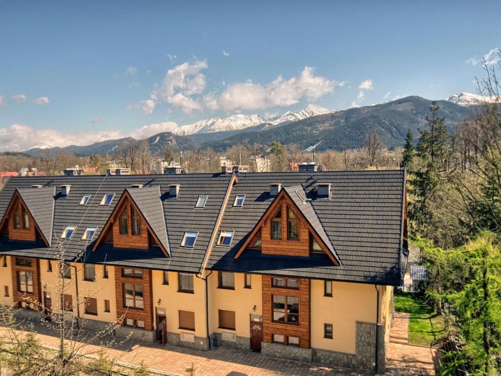 Výhľad na hory alebo výhľad na hory priamo z apartmánu