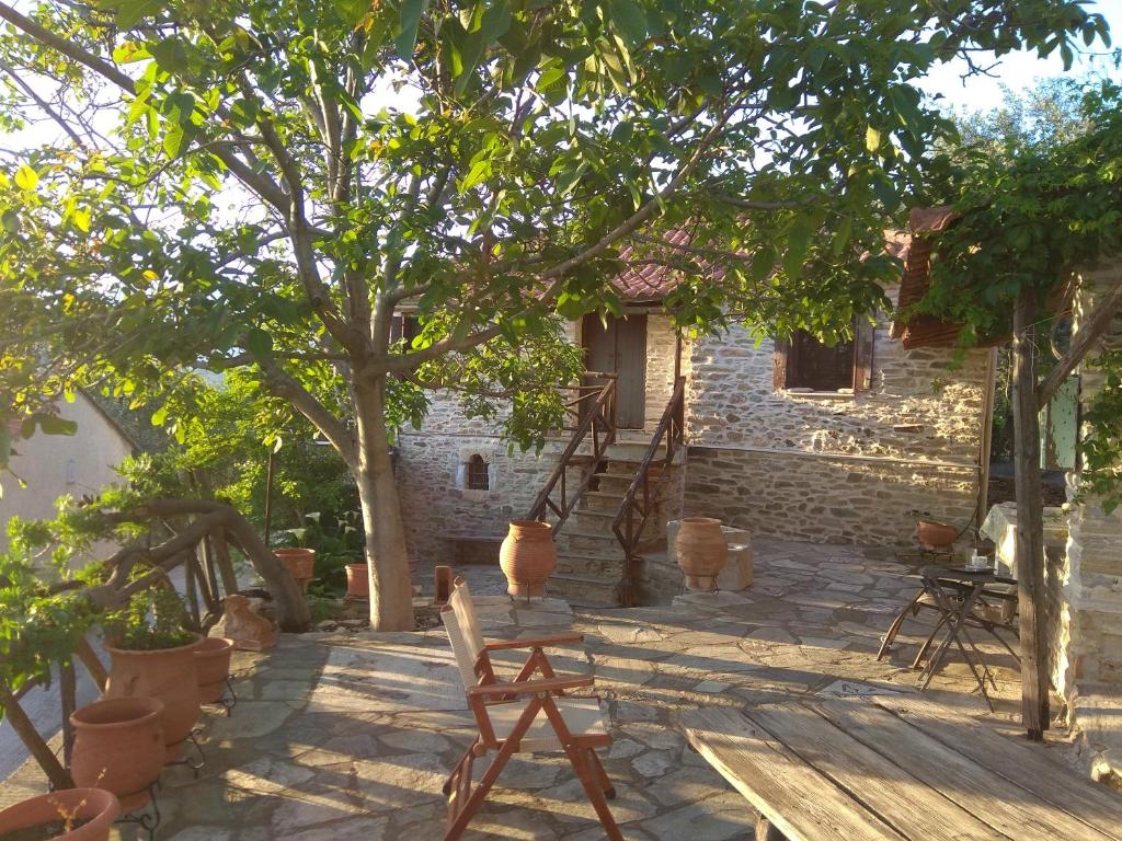 Ogród w obiekcie Pelion Zervochia