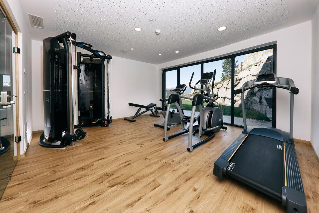 Fitness centrum a/nebo fitness zařízení v ubytování Hotel Avelina
