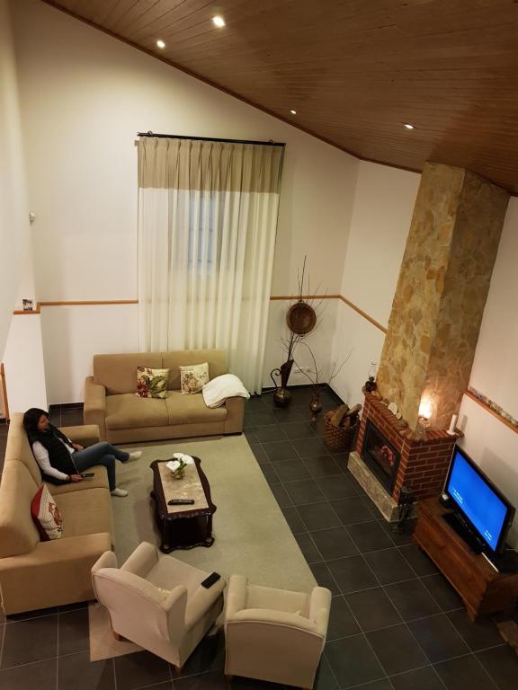 Posezení v ubytování Casa dos Tios