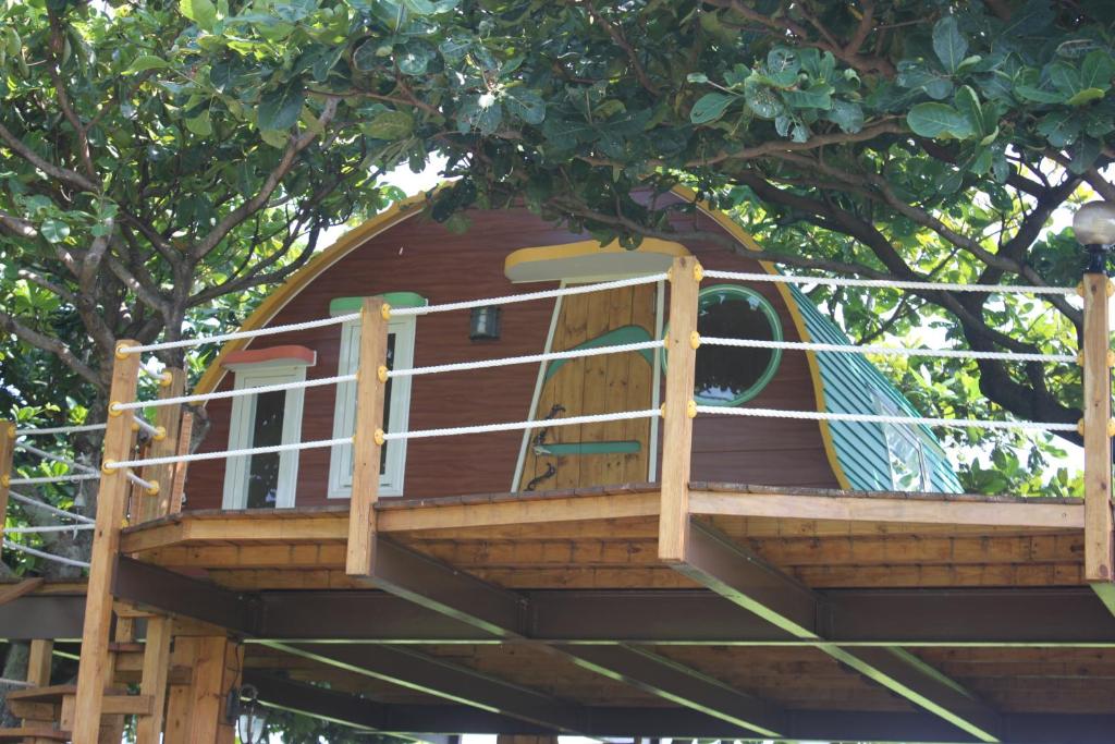 Balkón nebo terasa v ubytování Knt House