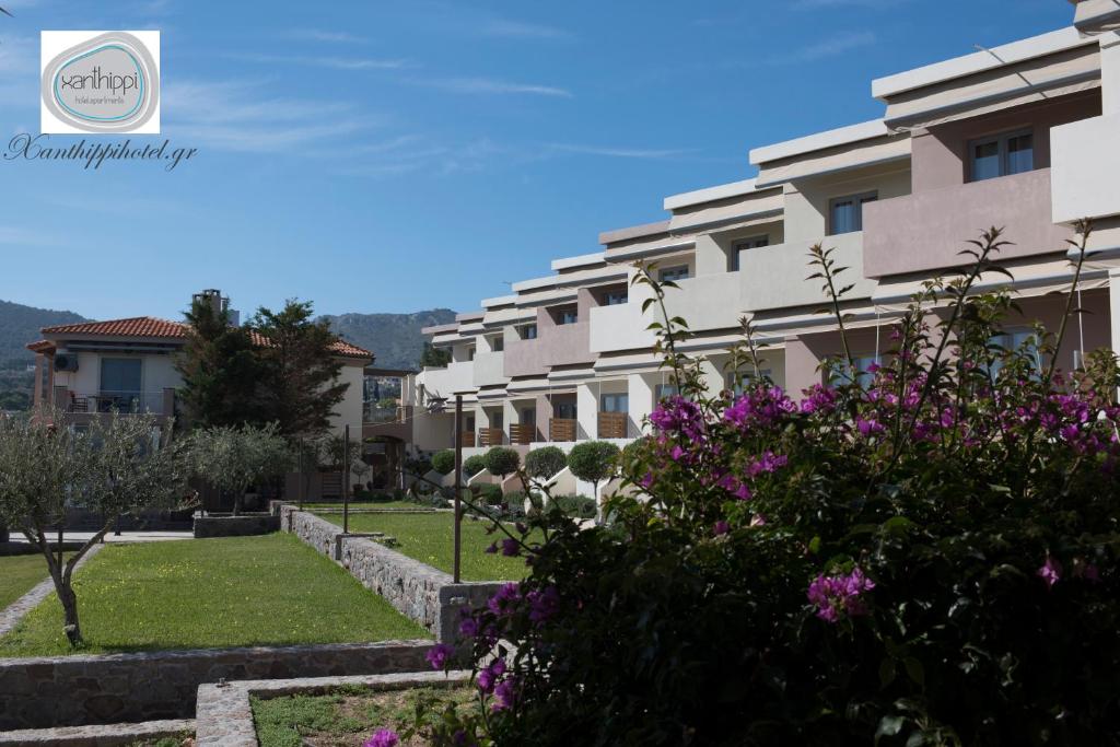 Zahrada ubytování Xanthippi Hotel