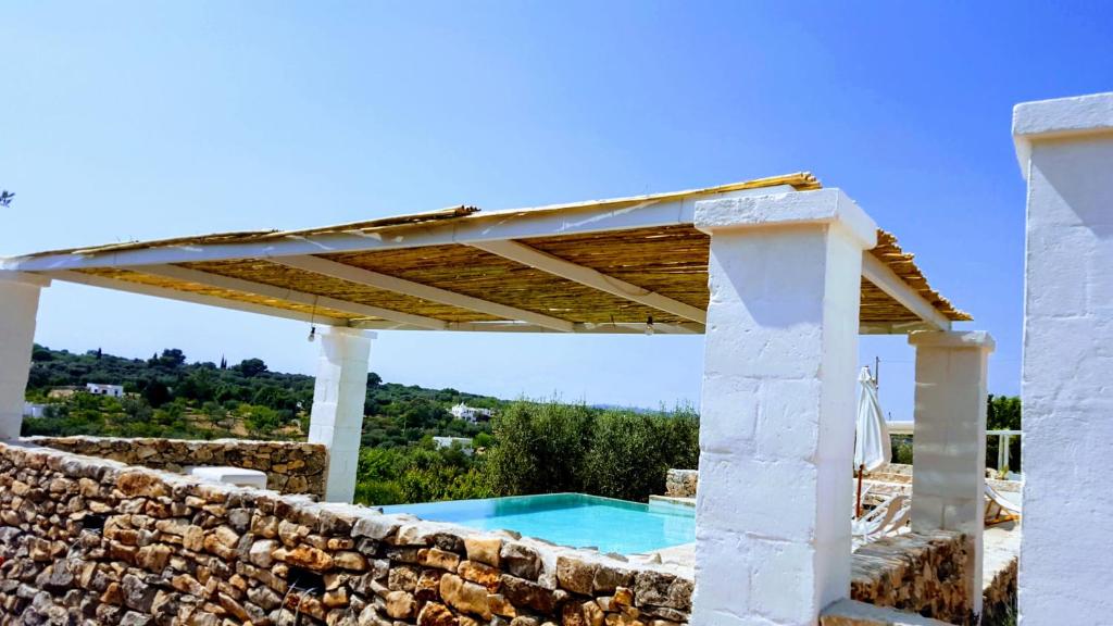 Bazén v ubytování Trullo Picchiagiuda nebo v jeho okolí