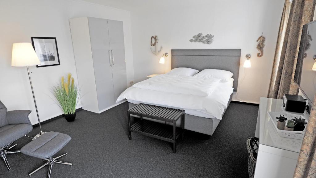 Posteľ alebo postele v izbe v ubytovaní Westerstrasse 6