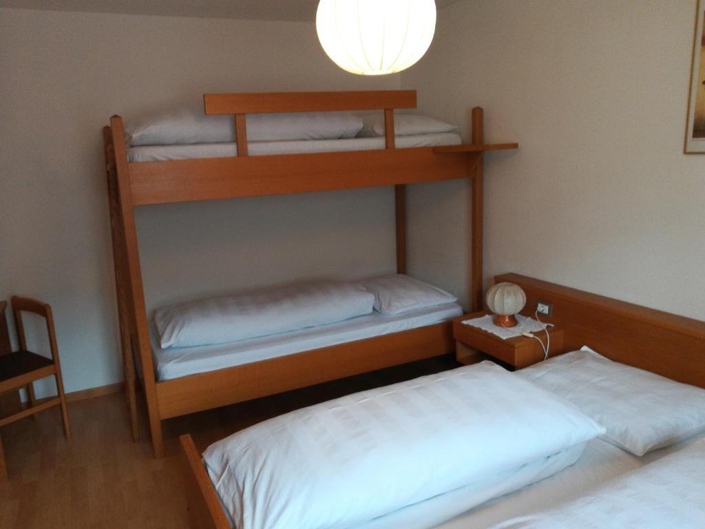 Postel nebo postele na pokoji v ubytování Bigraberhof