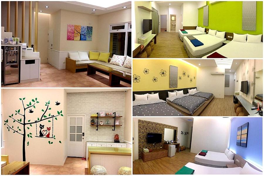 Kuchyň nebo kuchyňský kout v ubytování Moumoon B&B