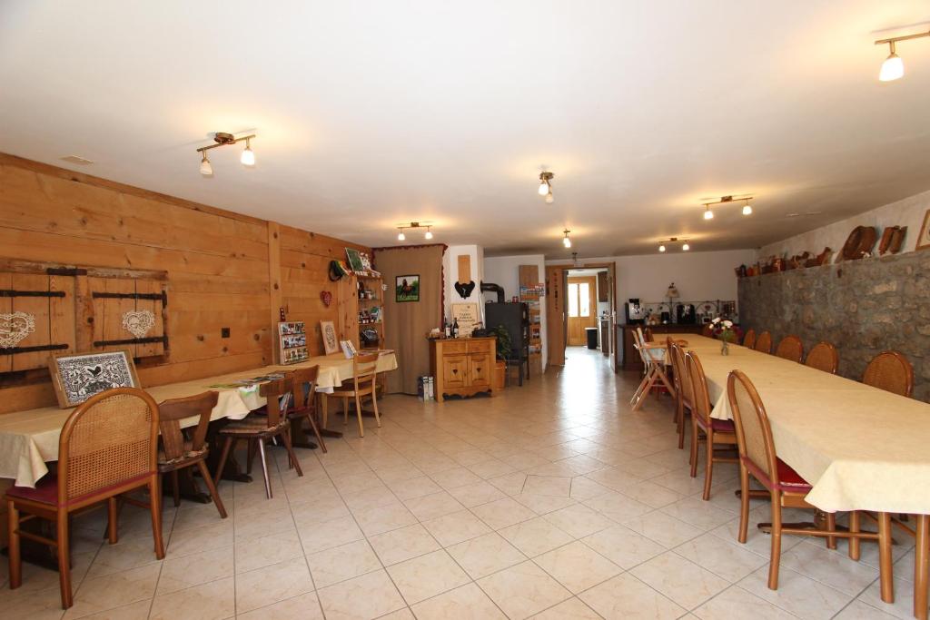 Restaurace v ubytování B&B Le Berceau