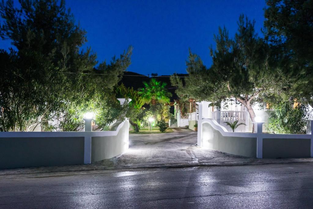 Zahrada ubytování Villas Margaris