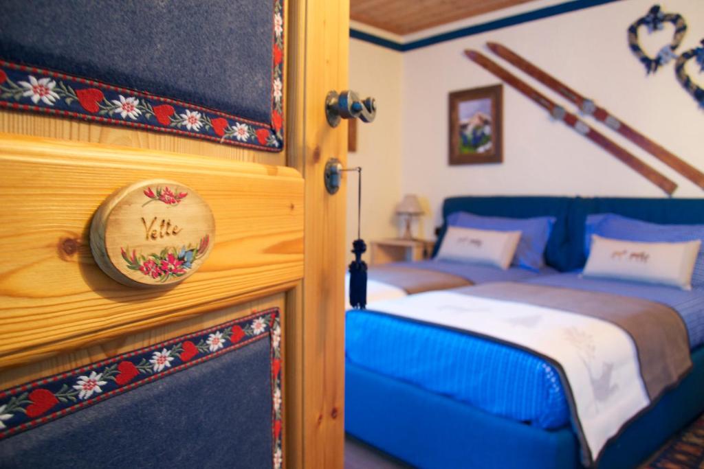 Postel nebo postele na pokoji v ubytování Maso valfloriana