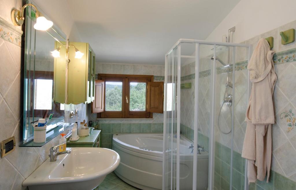 Koupelna v ubytování Casa nel verde