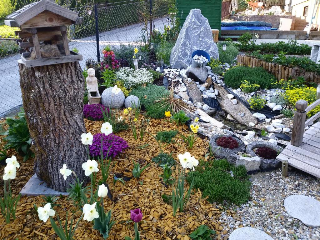 Zahrada ubytování Ferienhaus Erika