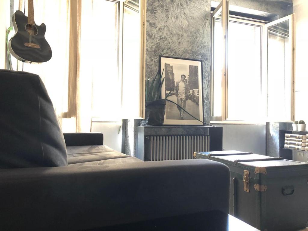 Istumisnurk majutusasutuses Flora Inn, Flora I - Nel cuore di Bergamo Alta