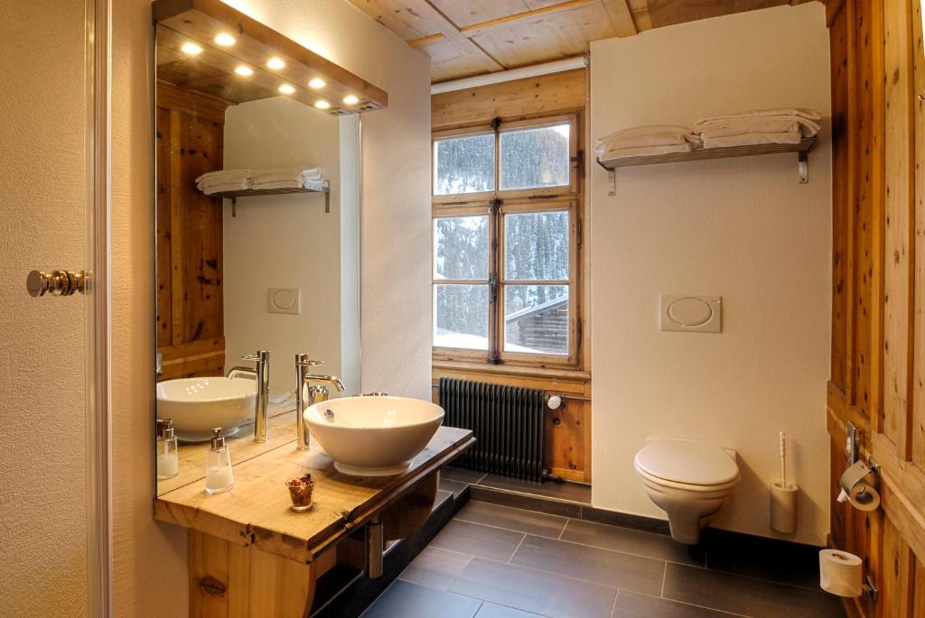 Koupelna v ubytování Hotel Ducan
