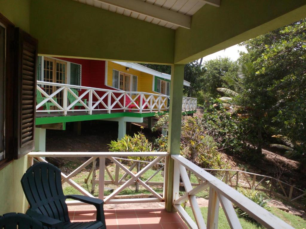 Balkón nebo terasa v ubytování Cabier Ocean Lodge