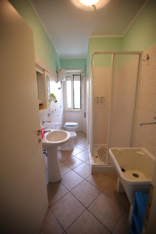 Koupelna v ubytování Casa Fusco