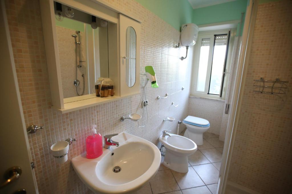 Koupelna v ubytování Casa Fusco