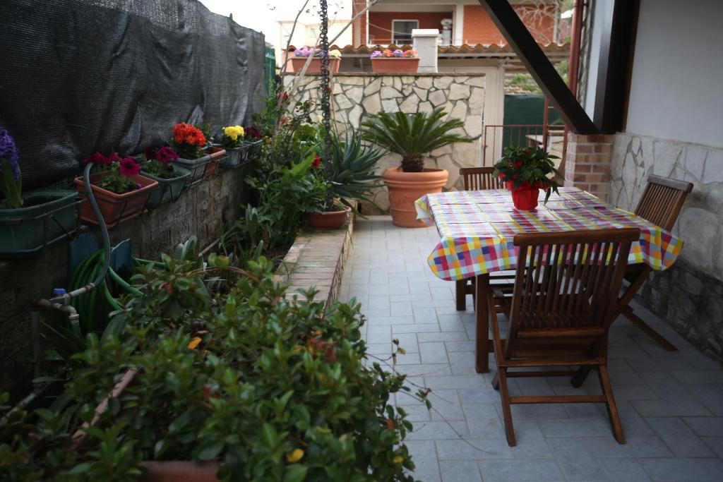 Zahrada ubytování Casa Fusco