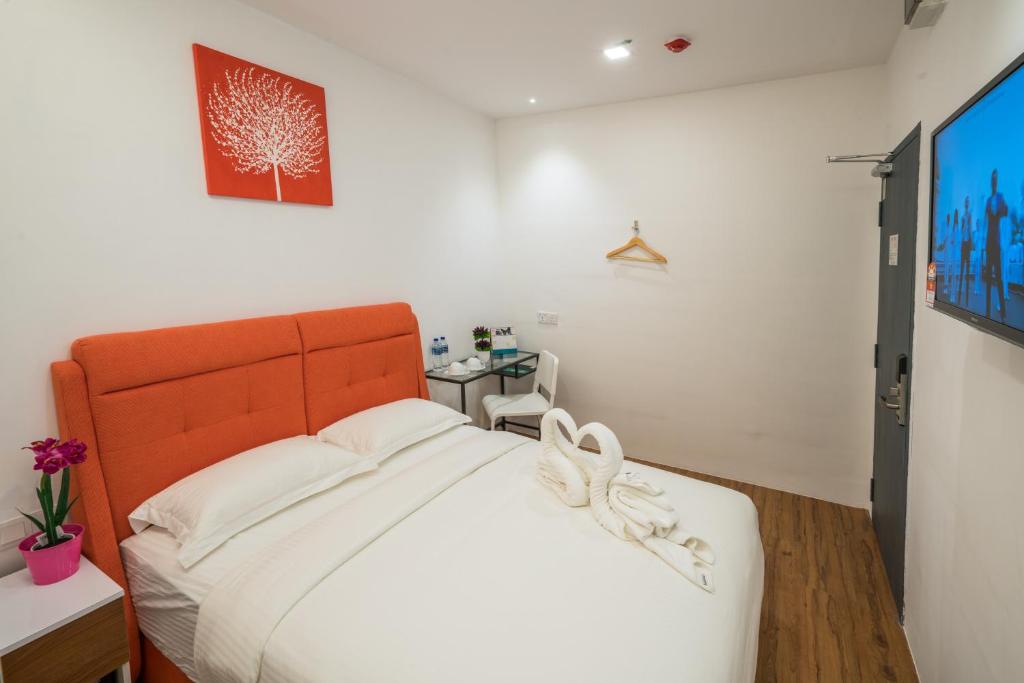 TV a/nebo společenská místnost v ubytování My Sj Hotel