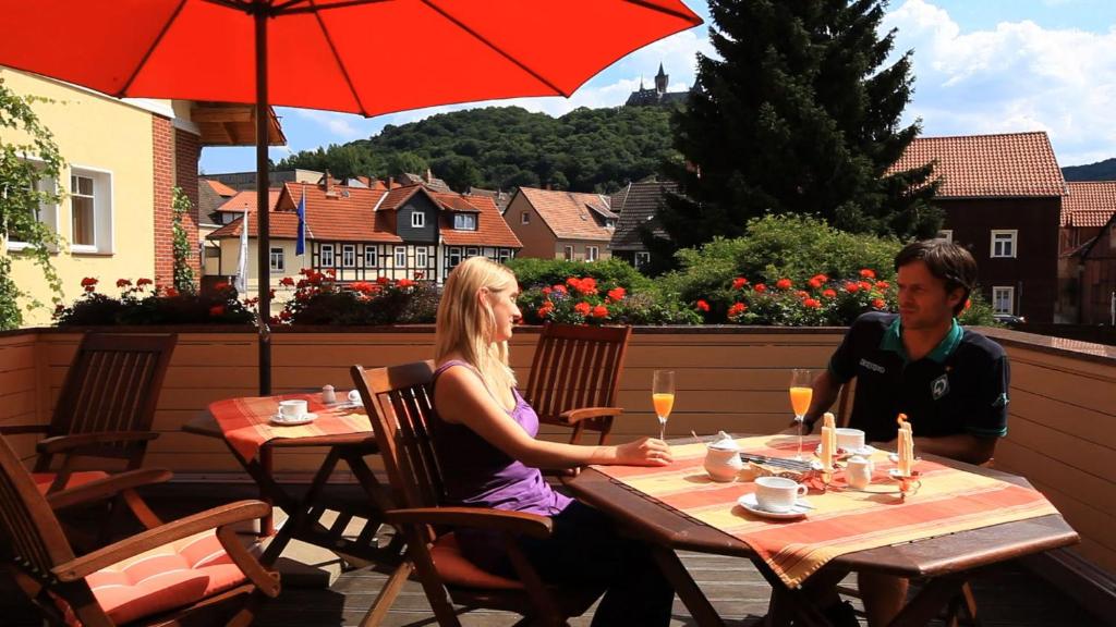 Restaurace v ubytování Apart Hotel Wernigerode