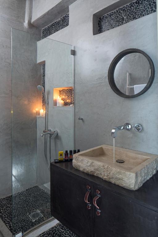 Koupelna v ubytování Melograno Villas