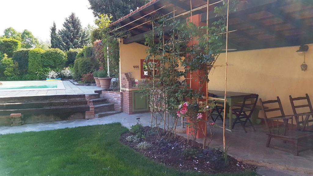 Zahrada ubytování B&B La Cascina di Monia e Mario