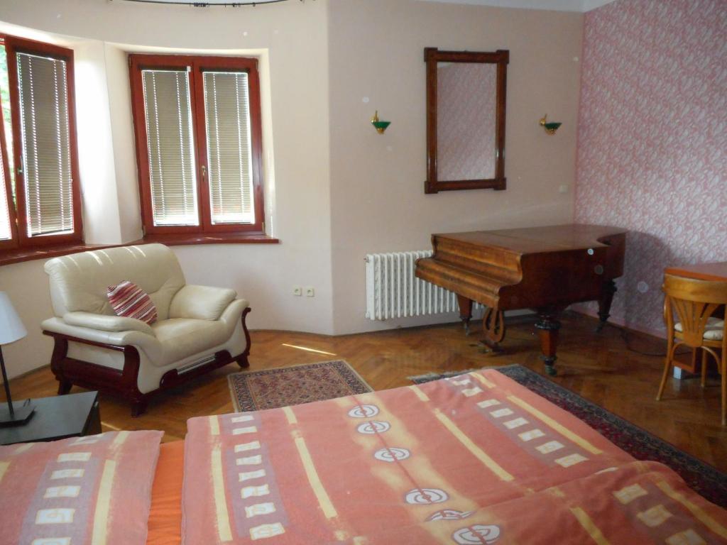 Posezení v ubytování Apartmán Dobrá Naděje
