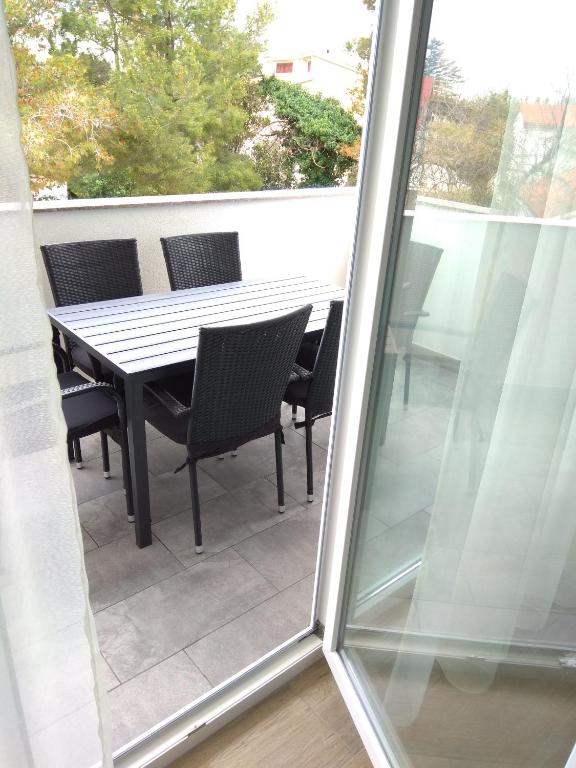 Balkón nebo terasa v ubytování Apartment Domagoj, Novalja