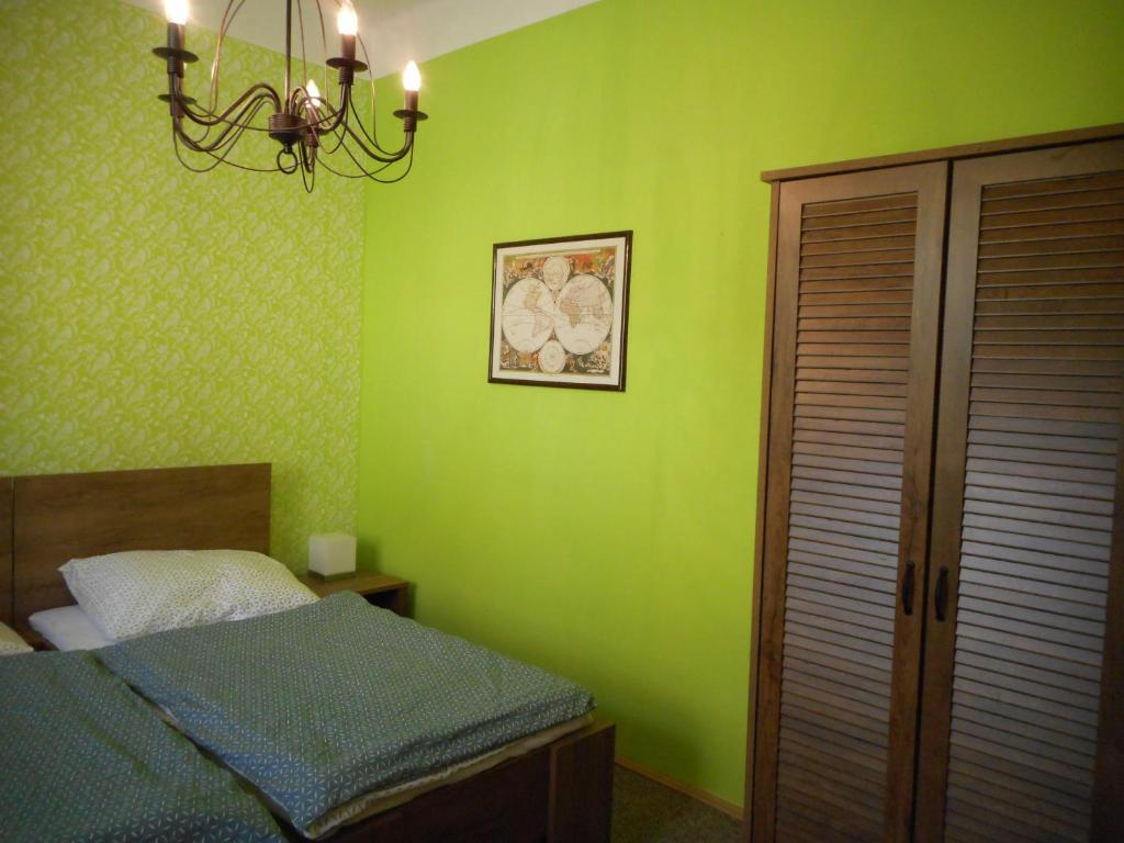 Postel nebo postele na pokoji v ubytování Apartmán Dobrá Naděje