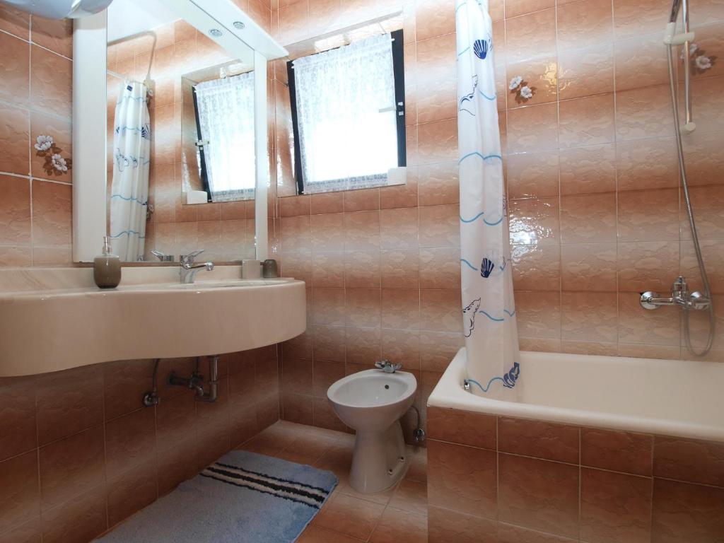 Koupelna v ubytování Apartments Dragana 1508