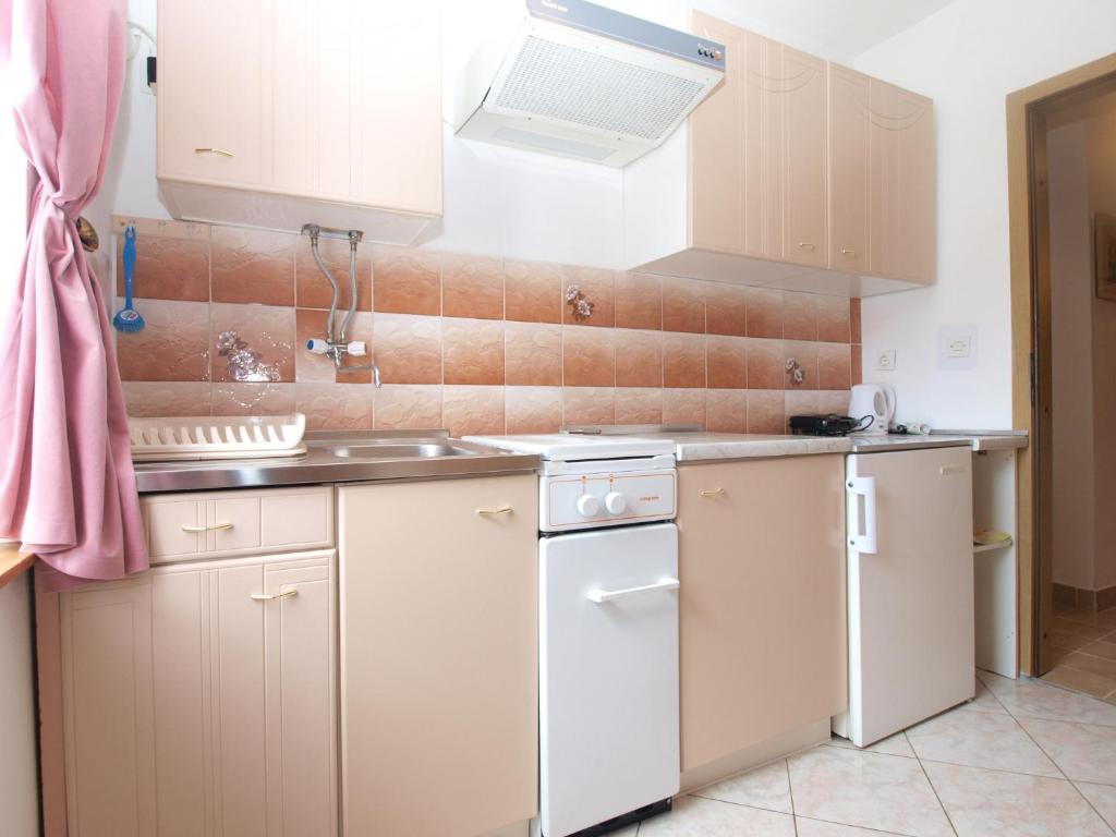 Kuchyň nebo kuchyňský kout v ubytování Apartments Dragana 1508