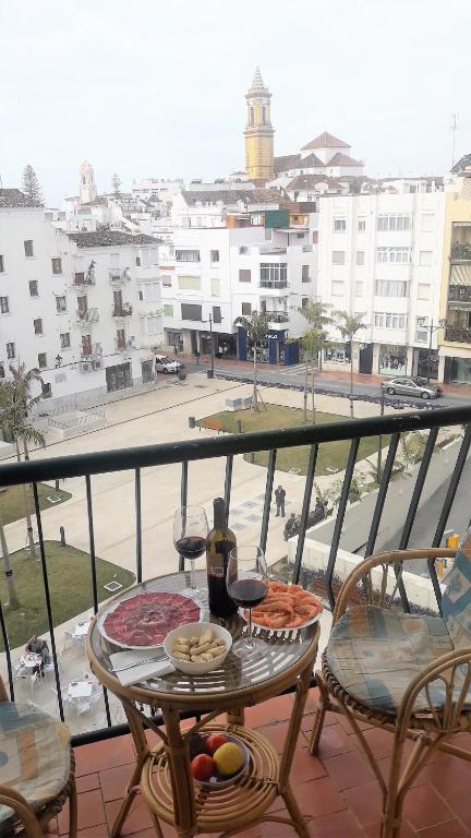 Balkon lub taras w obiekcie apartamento centrico y luminoso