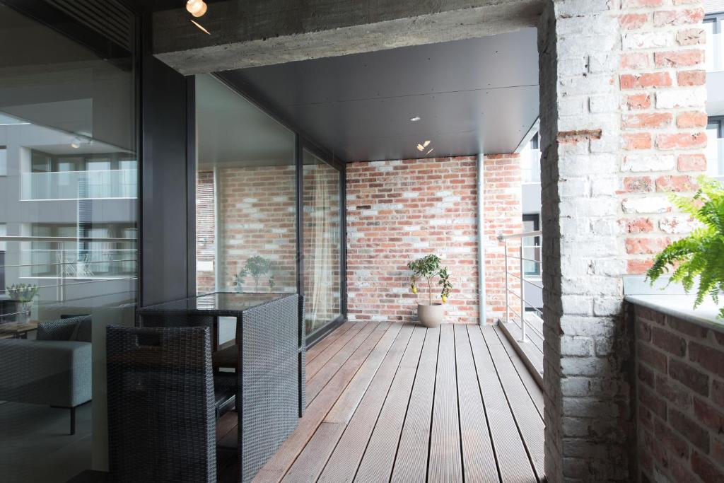 Balkón nebo terasa v ubytování Raveel Lofts