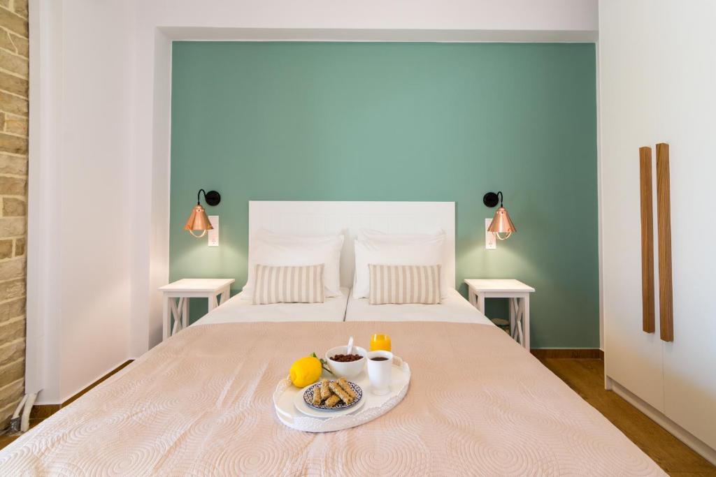 Posteľ alebo postele v izbe v ubytovaní Aristidis country villa-anesis