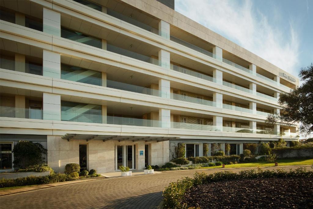 Budova, kde se aparthotel nachází