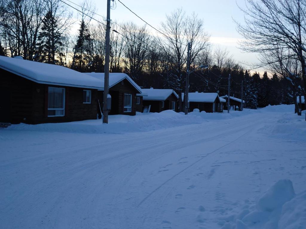 Glenview Cottages v zimě