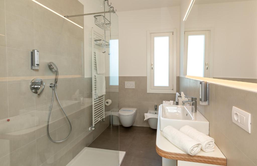 Kúpeľňa v ubytovaní Hotel Aurora