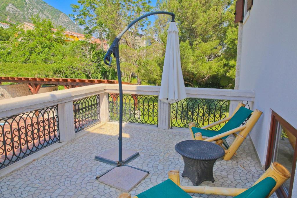Balkón nebo terasa v ubytování Palazzo Banicevic Luxury Rooms