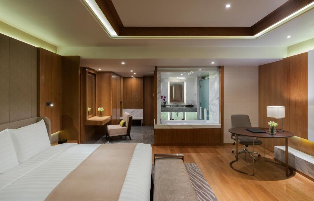 Krevet ili kreveti u jedinici u okviru objekta Melia Yangon