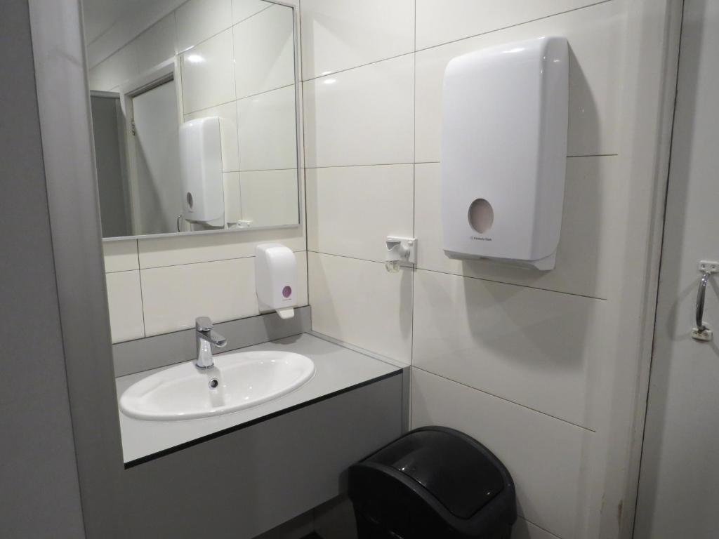 Koupelna v ubytování Highfield Private Hotel