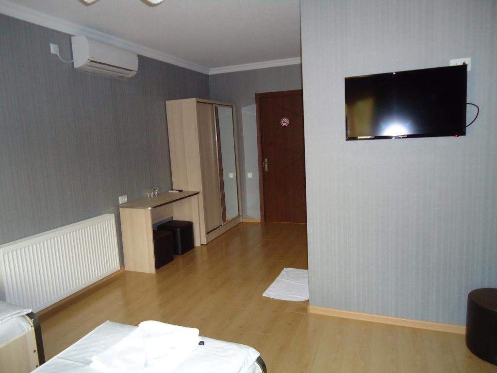 TV a/nebo společenská místnost v ubytování Hotel Nikala