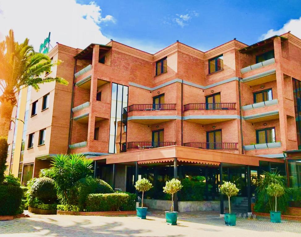 Budynek, w którym mieści się hotel